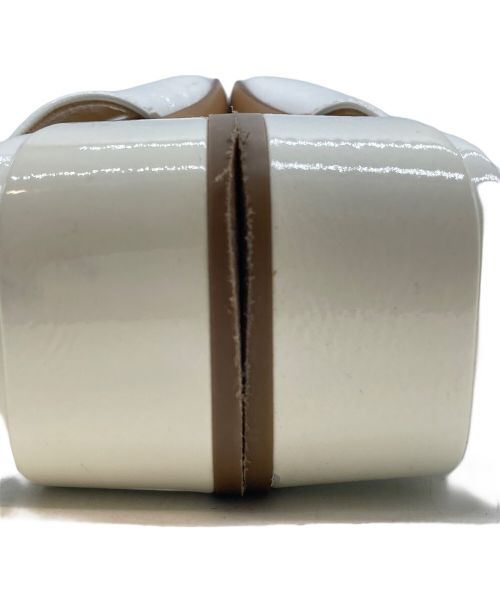 FABIO RUSCONI（ファビオルスコーニ）FABIO RUSCONI (ファビオルスコーニ) ミュール ホワイト サイズ:35の古着・服飾アイテム