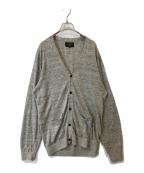 BEAMS PLUSビームスプラス）の古着「Cardigan Linen　カーディガン」｜グレー