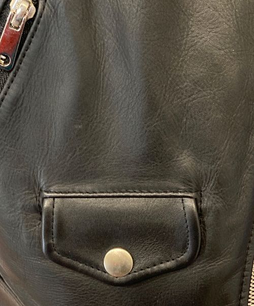 UNITED TOKYO（ユナイテッドトーキョー）UNITED TOKYO (ユナイテッドトーキョー) カウレザー ダブルライダース　506352004 ブラック サイズ:1の古着・服飾アイテム