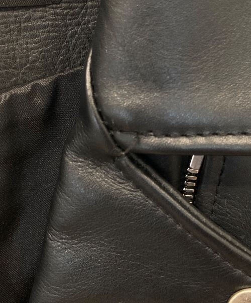 UNITED TOKYO（ユナイテッドトーキョー）UNITED TOKYO (ユナイテッドトーキョー) カウレザー ダブルライダース　506352004 ブラック サイズ:1の古着・服飾アイテム