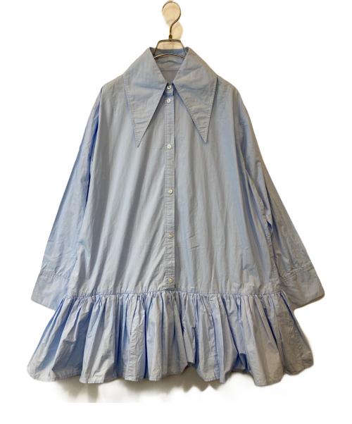 Bibiy.（ビビィ）Bibiy. (ビビィ) BLAIR SHIRT OP シャツワンピース B21-OP047LBF スカイブルー サイズ:FREEの古着・服飾アイテム