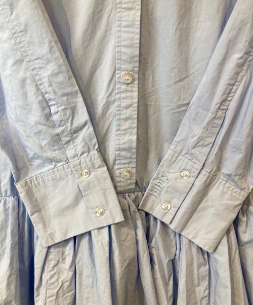 Bibiy.（ビビィ）Bibiy. (ビビィ) BLAIR SHIRT OP シャツワンピース B21-OP047LBF スカイブルー サイズ:FREEの古着・服飾アイテム