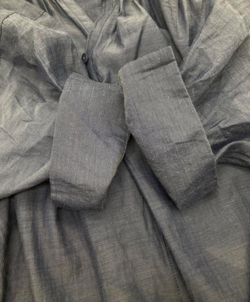 ANAYI（アナイ）ANAYI (アナイ) ライトツイルスタンドカラーワンピース 102127-14-400 グレー サイズ:36の古着・服飾アイテム