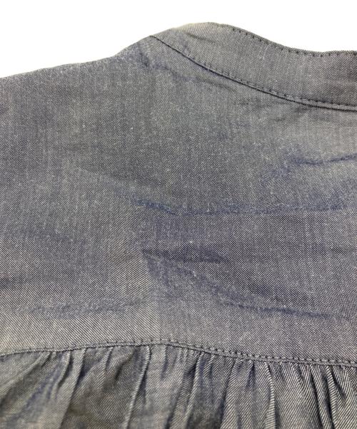 ANAYI（アナイ）ANAYI (アナイ) ライトツイルスタンドカラーワンピース 102127-14-400 グレー サイズ:36の古着・服飾アイテム