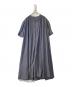 ANAYI（アナイ）の古着「ライトツイルスタンドカラーワンピース 102127-14-400」｜グレー