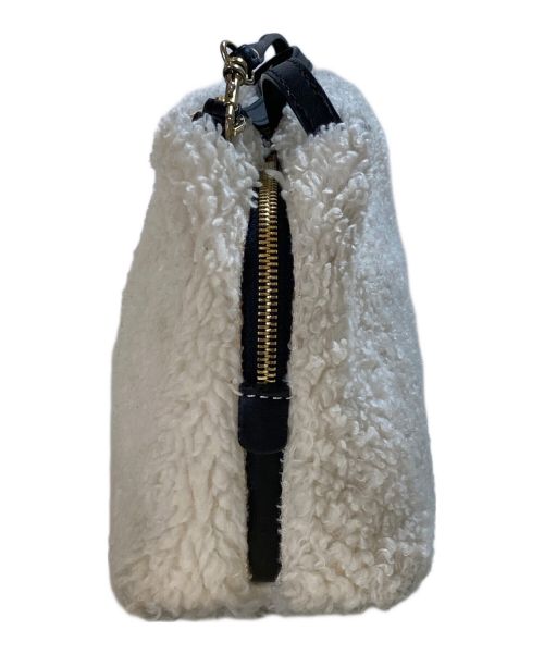 GIANNI CHIARINI（ジャンニ キアリーニ）GIANNI CHIARINI (ジャンニ キアリーニ) 2WAY ボアショルダーバッグ ホワイトの古着・服飾アイテム