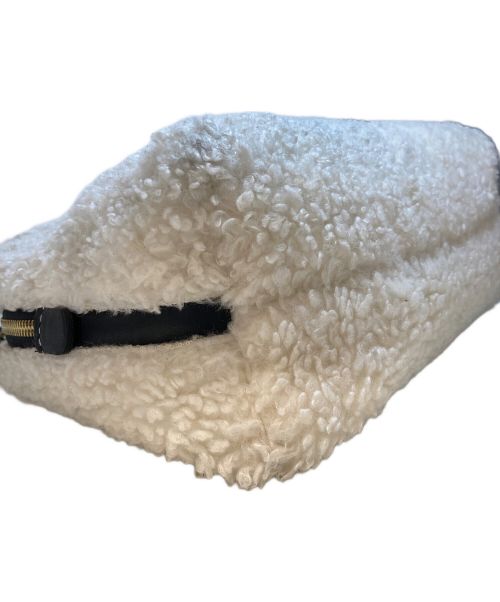 GIANNI CHIARINI（ジャンニ キアリーニ）GIANNI CHIARINI (ジャンニ キアリーニ) 2WAY ボアショルダーバッグ ホワイトの古着・服飾アイテム