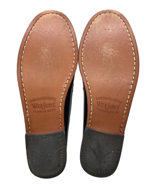 G.H.BASS（ジーエイチバス）G.H.BASS (ジーエイチバス) WEEJUNS/ローファー ホワイト×ブラック サイズ:UK 3.5の古着・服飾アイテム