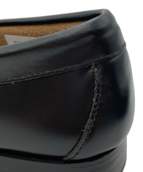 G.H.BASS（ジーエイチバス）G.H.BASS (ジーエイチバス) WEEJUNS/ローファー ホワイト×ブラック サイズ:UK 3.5の古着・服飾アイテム