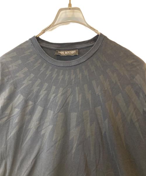 NEIL BARRETT（ニールバレット）NEIL BARRETT (ニールバレット) サンダーボルトTシャツ PRE SS20 ブラック サイズ:SIZE XLの古着・服飾アイテム