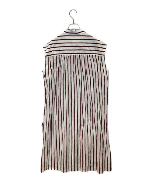 GALLARDA GALANTE（ガリャルダガランテ）GALLARDA GALANTE (ガリャルダガランテ) ストライプチュニック ホワイト サイズ:FREEの古着・服飾アイテム