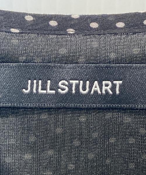 JILL STUART（ジルスチュアート）JILL STUART (ジルスチュアート) スモールドットプリントドレス ブラック サイズ:4の古着・服飾アイテム