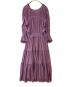 JILL STUART（ジルスチュアート）の古着「キャサリンワンピース 092-1240009」｜パープル