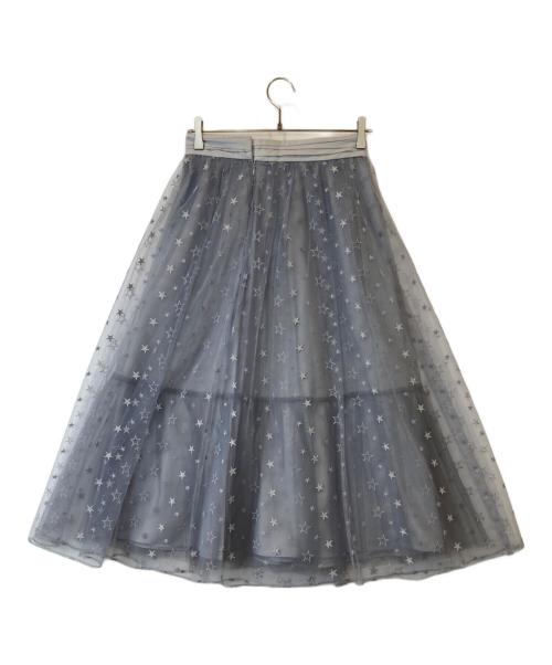 JILL STUART（ジルスチュアート）JILL STUART (ジルスチュアート) マリースターチュールスカート 092-0122001　092-0122001 グレー サイズ:4の古着・服飾アイテム