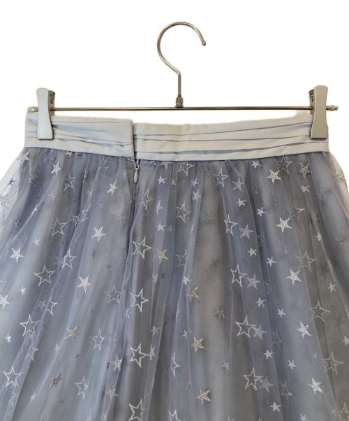 JILL STUART（ジルスチュアート）JILL STUART (ジルスチュアート) マリースターチュールスカート 092-0122001　092-0122001 グレー サイズ:4の古着・服飾アイテム