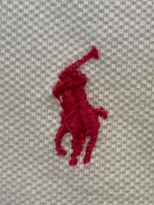 RALPH LAUREN（ラルフローレン）RALPH LAUREN (ラルフローレン) ポロシャツ ホワイト サイズ:Lの古着・服飾アイテム