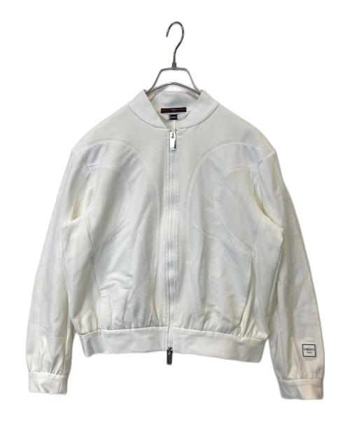 HIGH Everyday Couture（ハイエブリデイクチュール）HIGH Everyday Couture (ハイエブリデイクチュール) ジップアップジャケット ホワイト サイズ:13の古着・服飾アイテム