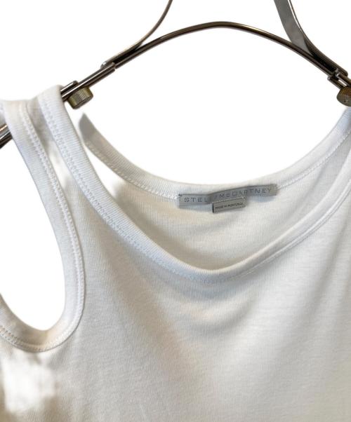 STELLA McCARTNEY（ステラマッカートニー）STELLA McCARTNEY (ステラマッカートニー) カットアウト トップ 604197SPW33 ホワイト サイズ:46の古着・服飾アイテム