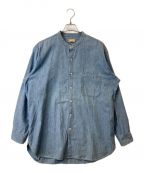 45Rフォーティファイブ・アール）の古着「ノーカラーシャンブレーシャツ」｜ブルー