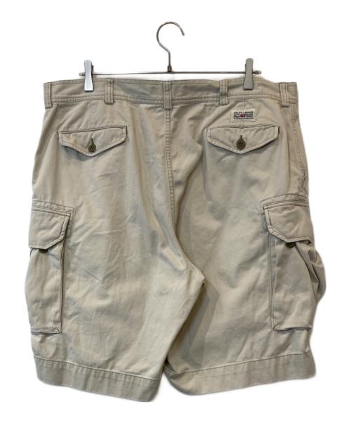 POLO BY RALPH LAUREN（ポロ バイ ラルフローレン）POLO BY RALPH LAUREN (ポロ バイ ラルフローレン) カーゴハーフパンツ ベージュ サイズ:Lの古着・服飾アイテム