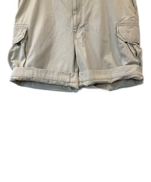 POLO BY RALPH LAUREN（ポロ バイ ラルフローレン）POLO BY RALPH LAUREN (ポロ バイ ラルフローレン) カーゴハーフパンツ ベージュ サイズ:Lの古着・服飾アイテム