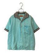 WEIRDOウィアード）の古着「ボーリングシャツ」｜スカイブルー