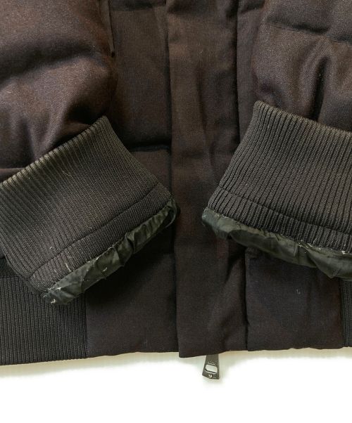 AKM（エーケーエム）AKM (エーケーエム) 裏地 迷彩 ダウンジャケット パープル サイズ:Lの古着・服飾アイテム