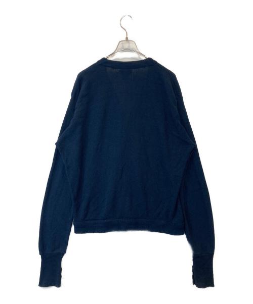 IZOD（アイゾッド）IZOD (アイゾッド) アクリルカーディガン ネイビー サイズ:XLの古着・服飾アイテム