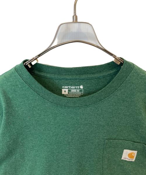 CarHartt（カーハート）CarHartt (カーハート) ポケットTシャツ　K87-M グリーン サイズ:Mの古着・服飾アイテム