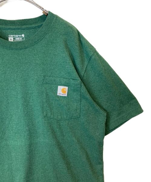 CarHartt（カーハート）CarHartt (カーハート) ポケットTシャツ　K87-M グリーン サイズ:Mの古着・服飾アイテム