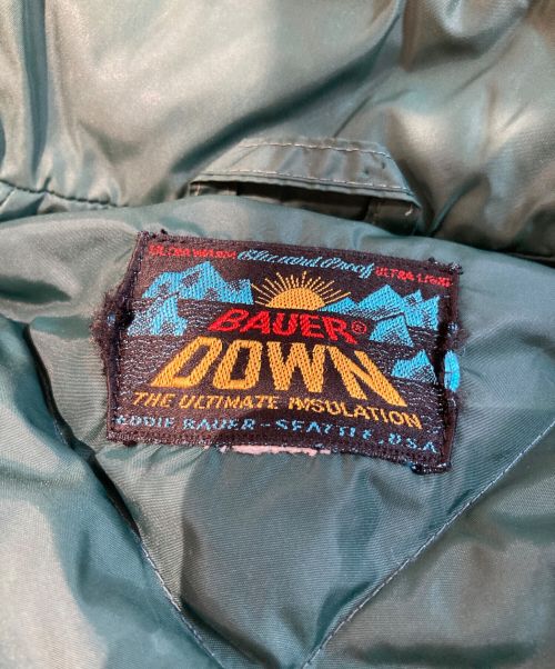 Eddie Bauer（エディーバウアー）Eddie Bauer (エディーバウアー) 50~60sダウンジャケット グリーン サイズ:表記がない為不明の古着・服飾アイテム
