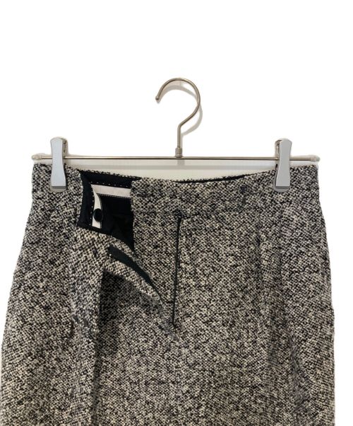 MaxMara（マックスマーラ）MaxMara (マックスマーラ) ツイードスカート グレー サイズ:FREEの古着・服飾アイテム
