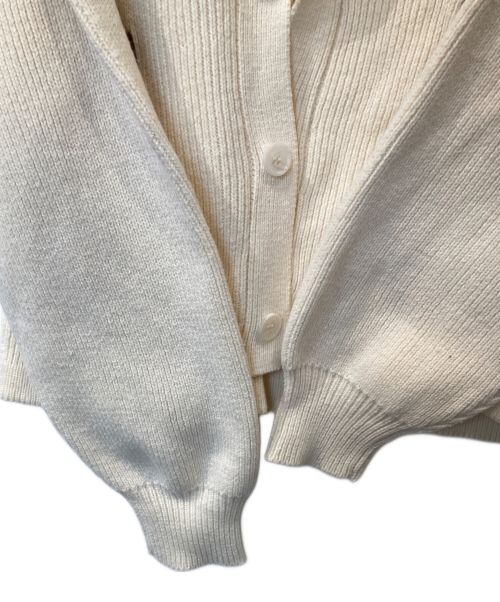 WIND AND SEA（ウィンダンシー）WIND AND SEA (ウィンダンシー) ニットカーディガン アイボリー サイズ:Mの古着・服飾アイテム