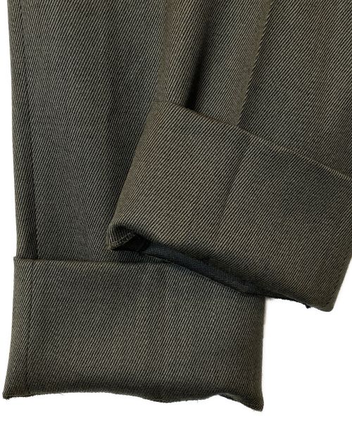 Paul Smith COLLECTION（ポールスミス コレクション）Paul Smith COLLECTION (ポールスミス コレクション) キャバルリーツイル トラウザーズ カーキ サイズ:86の古着・服飾アイテム