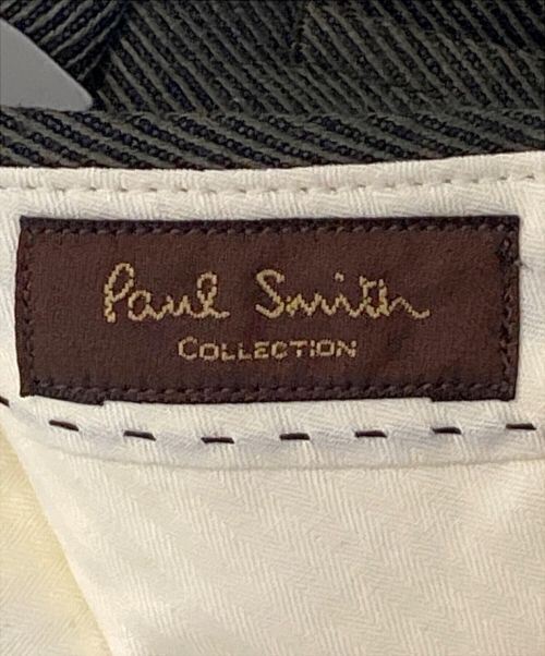 Paul Smith COLLECTION（ポールスミス コレクション）Paul Smith COLLECTION (ポールスミス コレクション) キャバルリーツイル トラウザーズ カーキ サイズ:86の古着・服飾アイテム