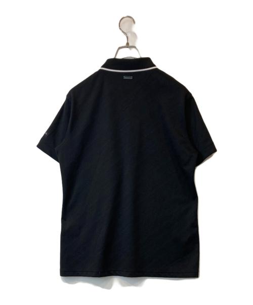 St ANDREWS（セントアンドリュース）St ANDREWS (セントアンドリュース) 衿ライン ポロシャツ ブラック サイズ:Lの古着・服飾アイテム