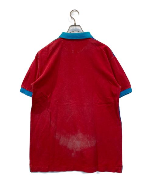 IZOD LACOSTE（アイゾッド ラコステ）IZOD LACOSTE (アイゾッド ラコステ) クレイジーブロックパターンポロシャツ マルチカラー サイズ:Mの古着・服飾アイテム