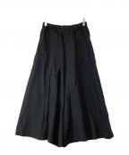 IENAイエナ）の古着「ツータックキュロット　24030900402020」｜ブラック