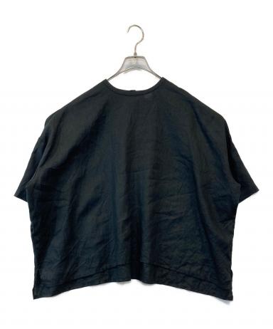 中古・古着通販】かぐれ (カグレ) リネン半袖クルーネックプルオーバー