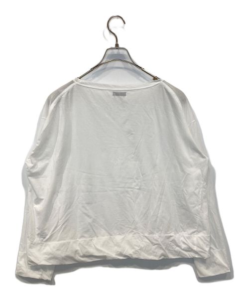 VERMEIL par iena（ヴェルメイユ パー イエナ）VERMEIL par iena (ヴェルメイユ パー イエナ) コットン ソフトシアージャージプルオーバー ホワイト サイズ:FREEの古着・服飾アイテム