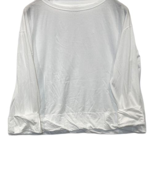 VERMEIL par iena（ヴェルメイユ パー イエナ）VERMEIL par iena (ヴェルメイユ パー イエナ) コットン ソフトシアージャージプルオーバー ホワイト サイズ:FREEの古着・服飾アイテム