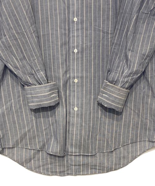 Burberry's（バーバリーズ）Burberry's (バーバリーズ) リネンシャツ ネイビー サイズ:40-78の古着・服飾アイテム