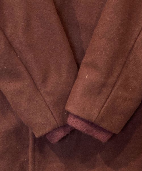 STEPHAN SCHNEIDER（ステファン シュナイダー）STEPHAN SCHNEIDER (ステファン シュナイダー) ショールカラーフーデッドコート ブラウン サイズ:3の古着・服飾アイテム