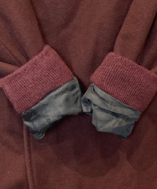 STEPHAN SCHNEIDER（ステファン シュナイダー）STEPHAN SCHNEIDER (ステファン シュナイダー) ショールカラーフーデッドコート ブラウン サイズ:3の古着・服飾アイテム