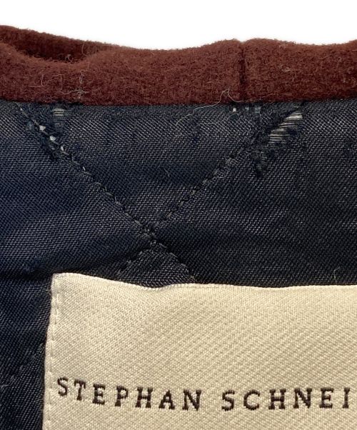 STEPHAN SCHNEIDER（ステファン シュナイダー）STEPHAN SCHNEIDER (ステファン シュナイダー) ショールカラーフーデッドコート ブラウン サイズ:3の古着・服飾アイテム