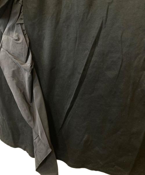 LE CIEL BLEU（ルシェルブルー）LE CIEL BLEU (ルシェルブルー) タフタラッフルドレス　20S65526 ブラック サイズ:SIZE 36の古着・服飾アイテム