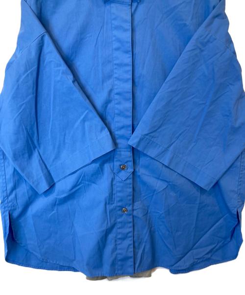 #Newans（ハッシュニュアンス）#Newans (ハッシュニュアンス) バックスリットオーバーシャツ ブルー サイズ:1の古着・服飾アイテム