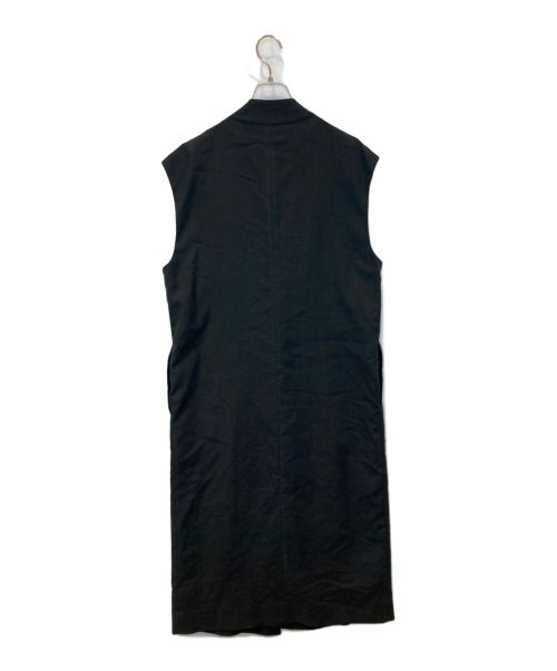 TODAYFUL（トゥデイフル）TODAYFUL (トゥデイフル) Dobby Linen Vest ブラック サイズ:38の古着・服飾アイテム