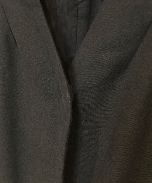 TODAYFUL（トゥデイフル）TODAYFUL (トゥデイフル) Dobby Linen Vest ブラック サイズ:38の古着・服飾アイテム