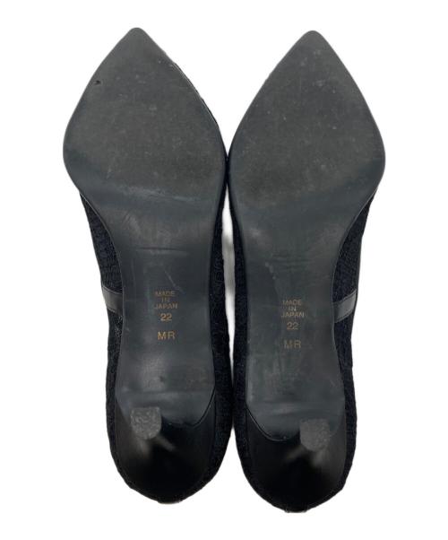 DIANA（ダイアナ）DIANA (ダイアナ) チュールレースパンプス ブラック サイズ:22の古着・服飾アイテム